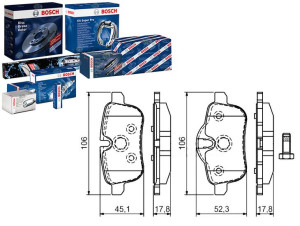 Klocki Hamulcowe Bmw Przód E89 09- Bosch