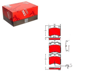 Klocki Hamulcowe Vw Przód T4 90-03 15 Trw