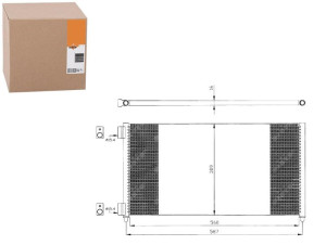 Skraplacz Klimatyzacji Fiat Punto Doblo 99- Nrf