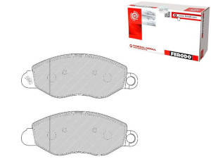 Klocki Hamulcowe Ford Transit 2.0d/2.3/2.4d 01.00-
