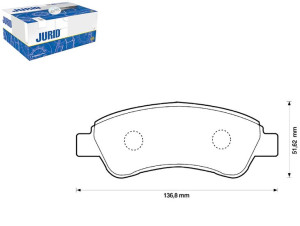 Klocki Hamulcowe Ceramiczne Citroen Berlingo C2 C3