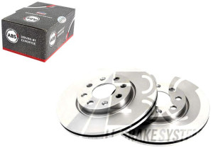 Tarcze Hamulcowe 2szt Fiat Grande Punto 05- A.b.s.