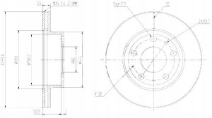Tarcze Ham. 2szt Fiat P. Ducato 06- Maxgear