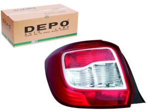 Lampa (kolor Kierunkowskazu Czerwony Kolor Szkła C