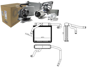 Nagrzewnica (167 5x139x26) Ford Ranger Mazda B-ser