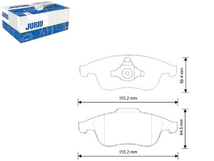 Klocki Hamulcowe Ceramiczne Dacia Dokker Dokker Ex