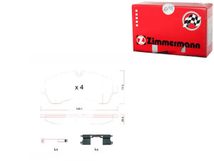 Klocki Hamulcowe Mercedes Sprinter 5-t 06- Zimmerm