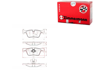 Klocki Hamulcowe Bmw 3 F30 12- Tył Zimmermann