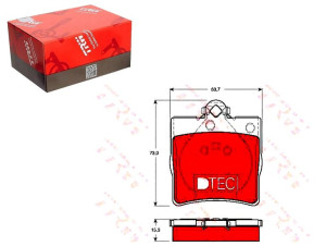 Klocki Hamulcowe Mercedes Tył W202 W210 R170 96-04