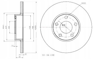 Tarcze Ham. 2szt Vw P. A100 A6 Maxgear