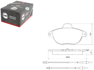Klocki Hamulcowe Citroen Xantia 2.0t 95-01 Z Czuj.
