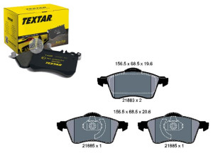 Klocki Hamulcowe Vw Przód T4 96- Textar