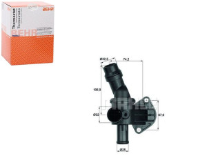 Termostat Vw 87c 2,0tdi 05- Behr