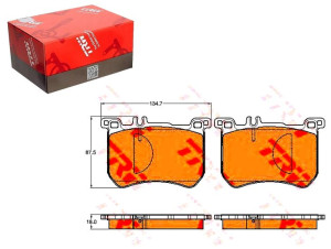 Klocki Hamulcowe Mercedes Przód R231 W222 Sl 12- T