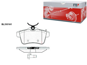 Klocki Hamulcowe Citroen C4 Ds5 Peugeot 508 17.3mm