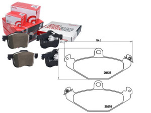 Klocki Hamulcowe Renault Laguna 93-01 Tył Brembo