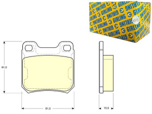 Klocki Hamulcowe Saab 900 9-3 98 9-5 6 97-6 99 Gr.