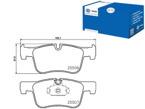 Klocki Hamulcowe Hella Pagid 34116850568 Pad1875 P