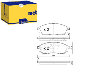 Klocki Hamulcowe Nissan Murano 03- Metelli