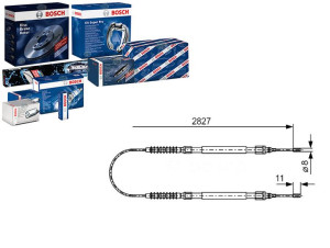 Linka Hamulca Ręcznego Citroen Jumper Fiat Ducato