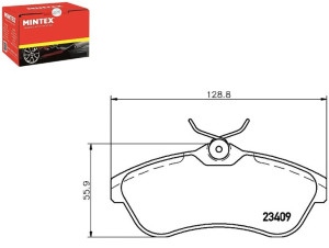 Klocki Hamulcowe Mintex 425372 425237 E172282 3730