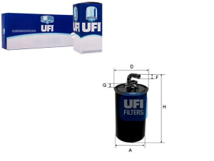Filtr Paliwa Diesel Ufi