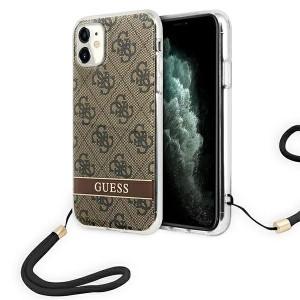 Oryginalne Etui Guess 4g Print Strap Hardcase Guohcn61h4stw Do Iphone 11