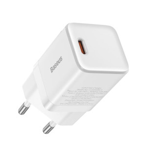 Baseus Ładowarka Sieciowa Gan3 - Typ C - Pd 30w (ccgn010102) Biała