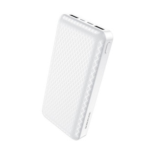 Borofone Power Bank 20000mah Bj3a Minimalist - 2xusb - Biały