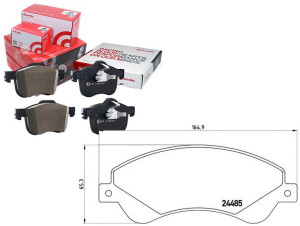 Klocki Hamulcowe Ford Transit 06- Brembo
