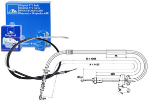 Linka Hamulca Ręcznego Mini (r50 R53) (r52) 1.4d/1