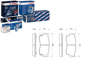 Klocki Hamulcowe Suzuki Przód Vitara Bosch