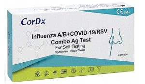 Test CorDx Influenza A/B+COVID-19/RSV Combo Ag
