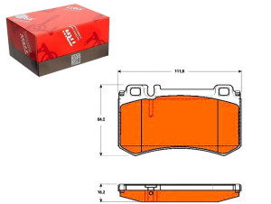 Klocki Hamulcowe Mercedes Tył S-class 05-13 Sl 03-