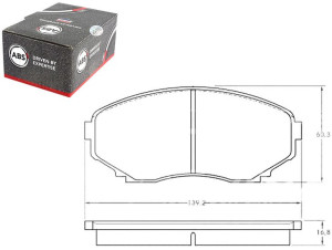 Klocki Hamulcowe Mazda Mpv 95- A.b.s.