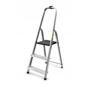Drabina aluminiowa 3 stopnie wytrzymałość 150 kg