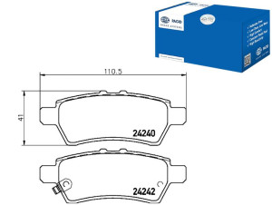 Klocki Hamulcowe Hella Pagid 44060ea091 44060ea090