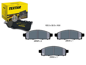 Klocki Hamulcowe Mitsubishi Przód L200 06- Textar