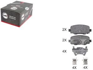 Klocki Hamulcowe Fiat 500x 14- Tył A.b.s.