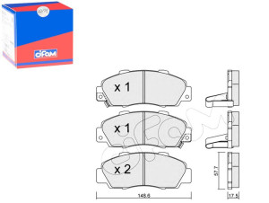Klocki Hamulcowe Honda Cr-v 97- Cifam