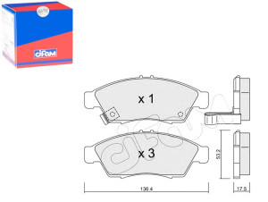 Klocki Hamulcowe Suzuki Liana 01- Cifam