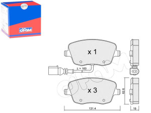 Klocki Hamulcowe Skoda/seat/ Vw Polo 01- Z Czuj. C