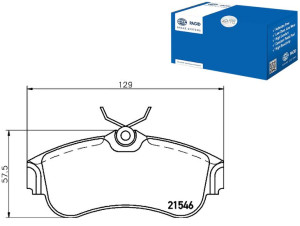 Klocki Hamulcowe Hella Pagid 410602f026 410602f025