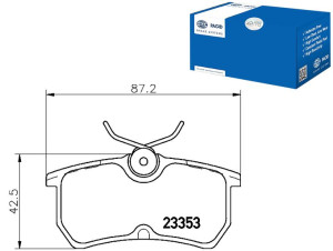 Klocki Hamulcowe Hella Pagid 98ab2m008ba 1075565 1