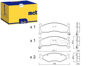 Klocki Hamulcowe Kia Sportage 2.0 -03 Metelli