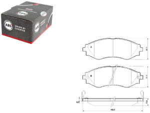 Klocki Hamulcowe Daewoo Lacetti 04- A.b.s.