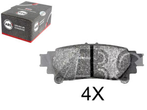 Klocki Hamulcowe Lexus Rx350 Awd 09- Tył A.b.s.