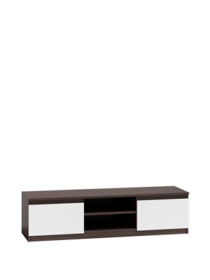 Stolik Rtv 120 - Wenge / Biel
