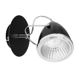 Oliver Kinkiet Incl. 1xgu10 Led 5,5w Czarny/chrom