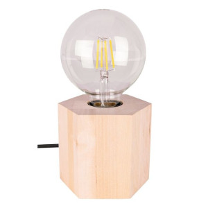 Hexar Lampa Stołowa 1xe27 Max.25w Brzoza/czarny Pv